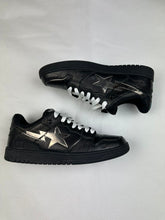 Load image into Gallery viewer, Bape SK8 Sta Black Silver