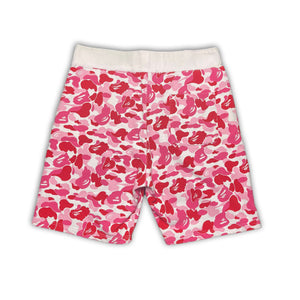 Bape ABC Pink Camo Shark Shorts