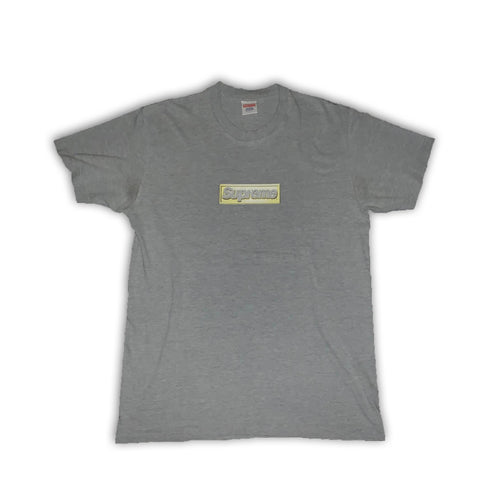 Supreme Bling Box Logo Tee Grey Spring Summer 2013