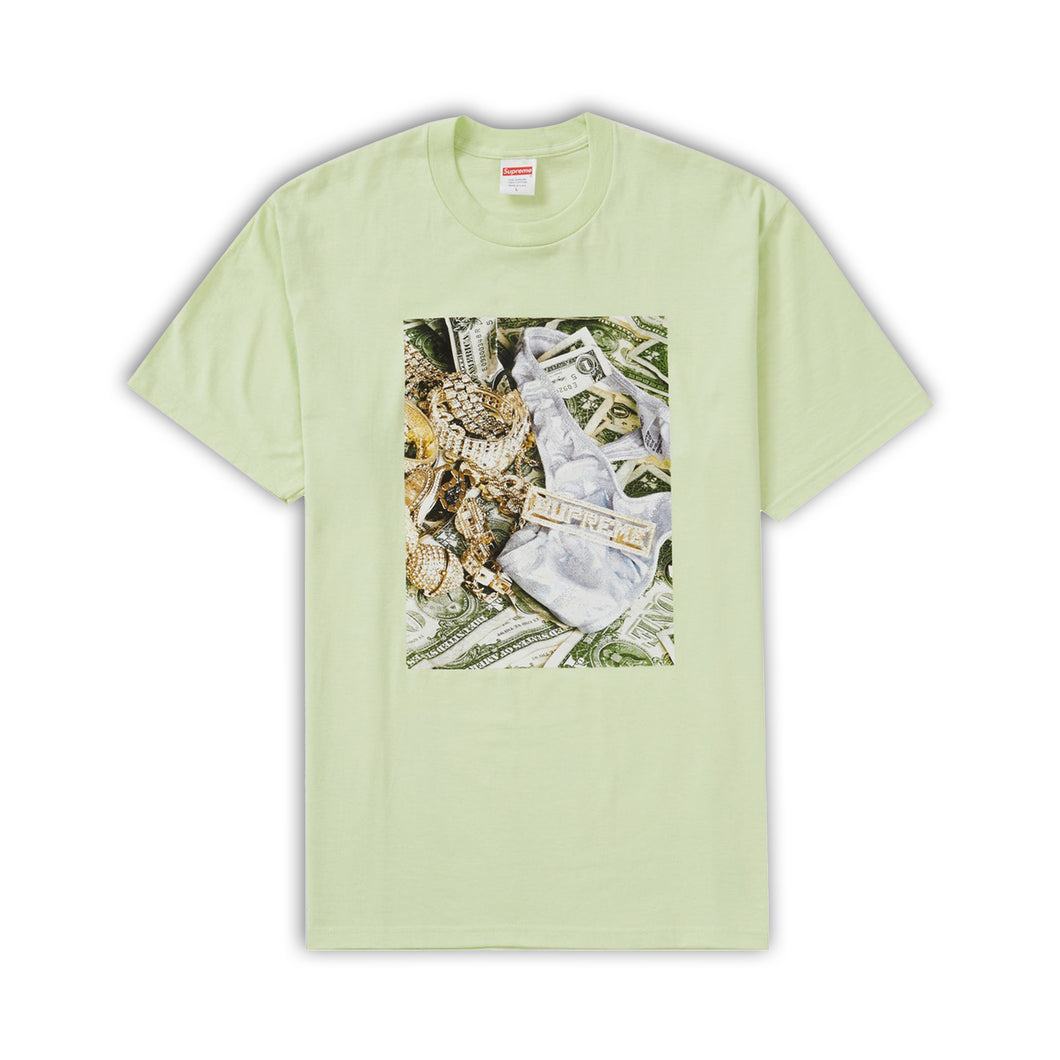 Supreme Green Bling Tee Pale Mint