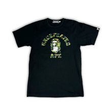 Load image into Gallery viewer, Bape x Undefeated Green ABC Camo College Tee