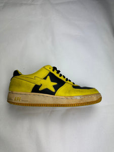 Bape Yellow Black Bapesta