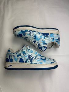 Bape Baby Milo Camo Blue Bapesta