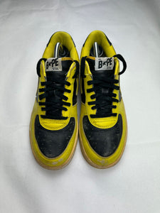 Bape Yellow Black Bapesta