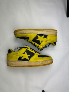 Bape Yellow Black Bapesta