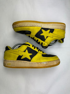 Bape Yellow Black Bapesta