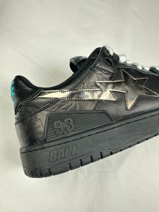 Bape SK8 Sta Black Silver