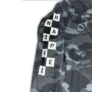 Bape x Neighborhood Black Camo Long Sleeve Tee