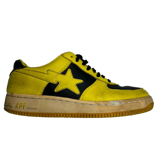 Bape Yellow Black Bapesta